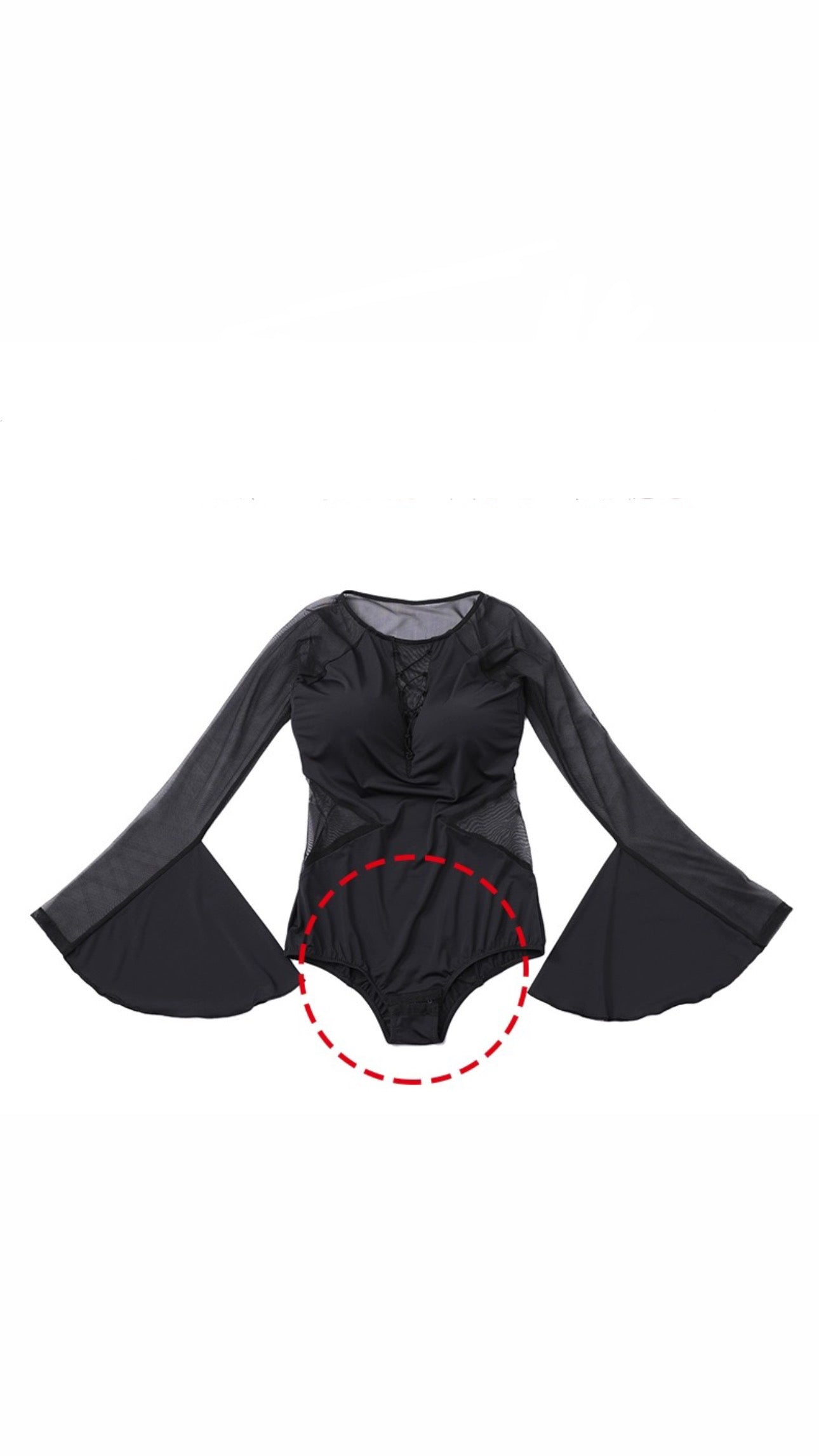 Criss-Cross Winged Leotard