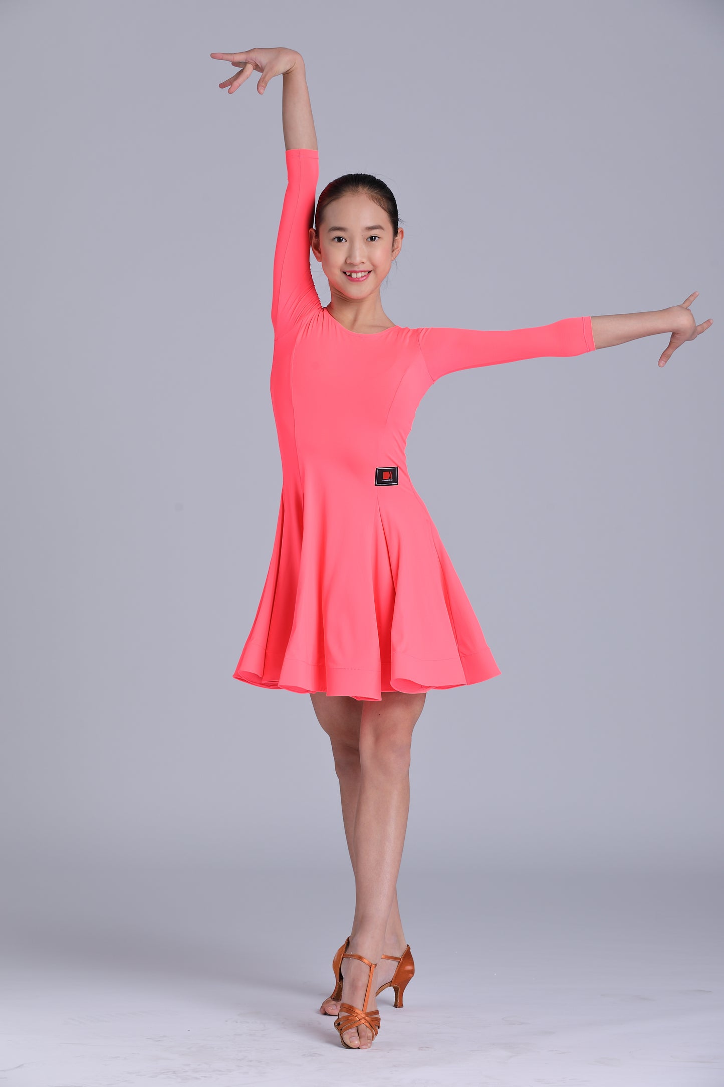 Peach Pre-teen Girls Dress
