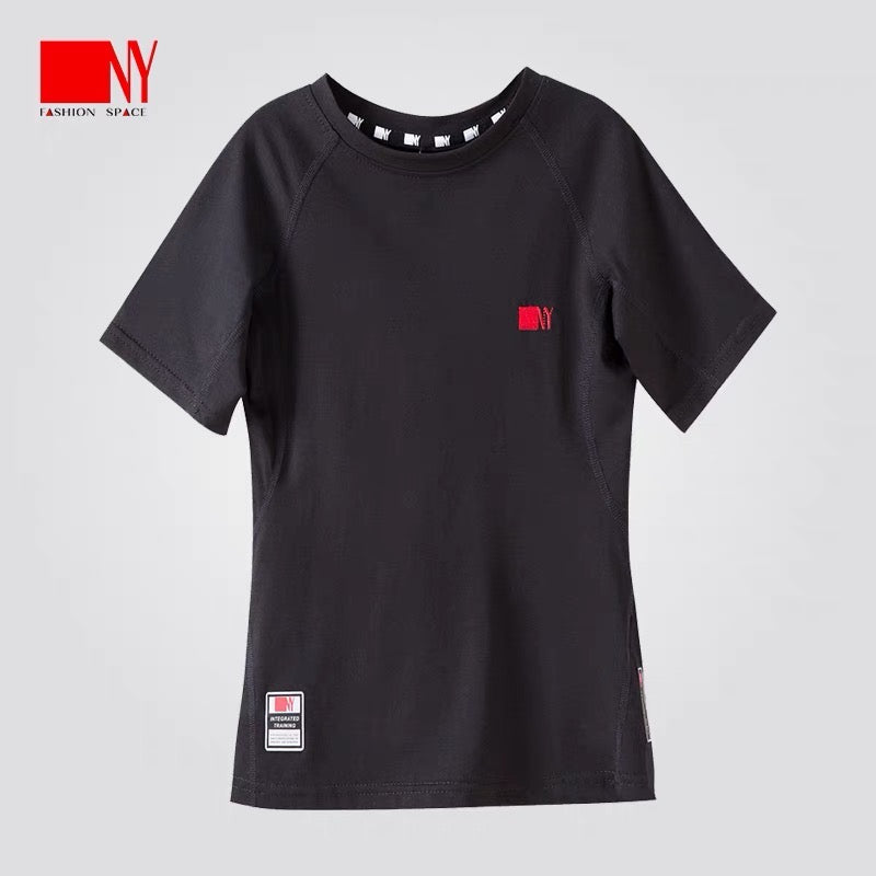 Kid's Muscle Crew T - Stretch Fit