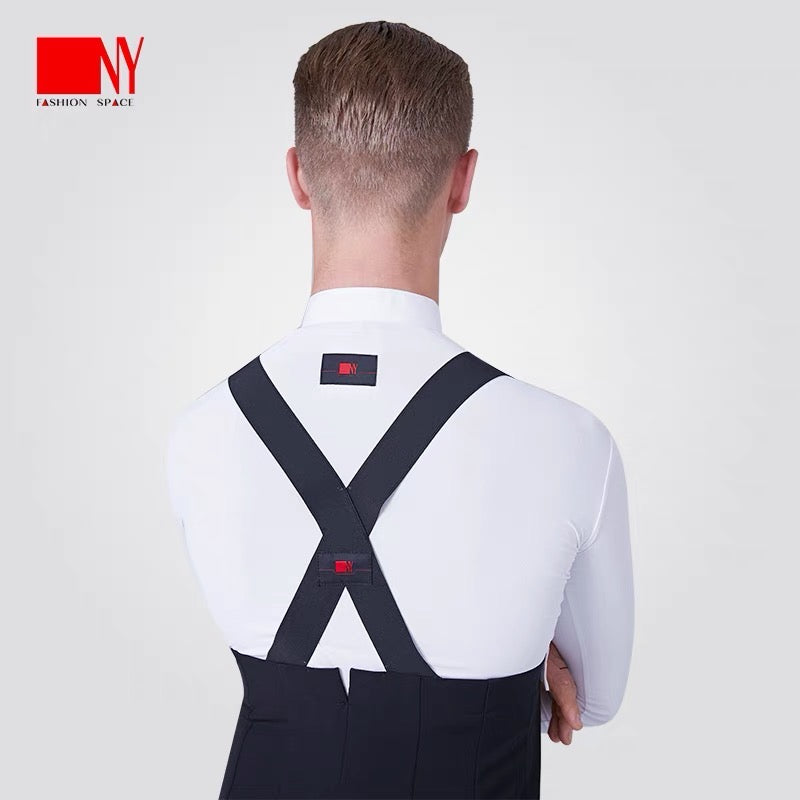 Ballroom Competition White Shirt No Collar
