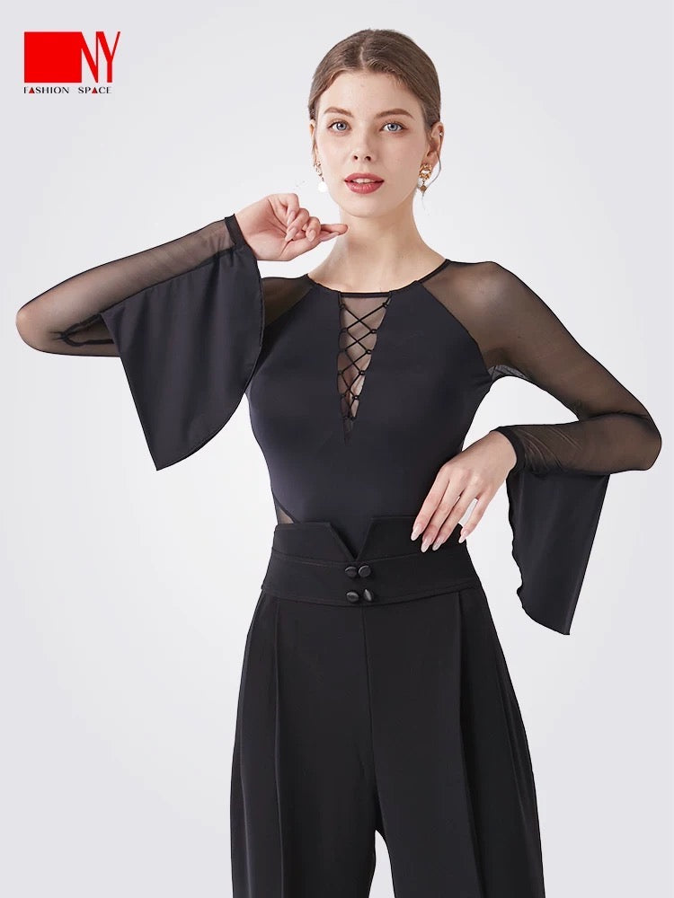 Criss-Cross Winged Leotard