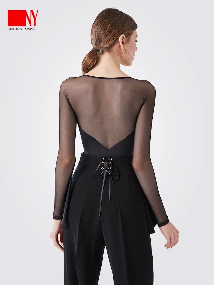Criss-Cross Winged Leotard