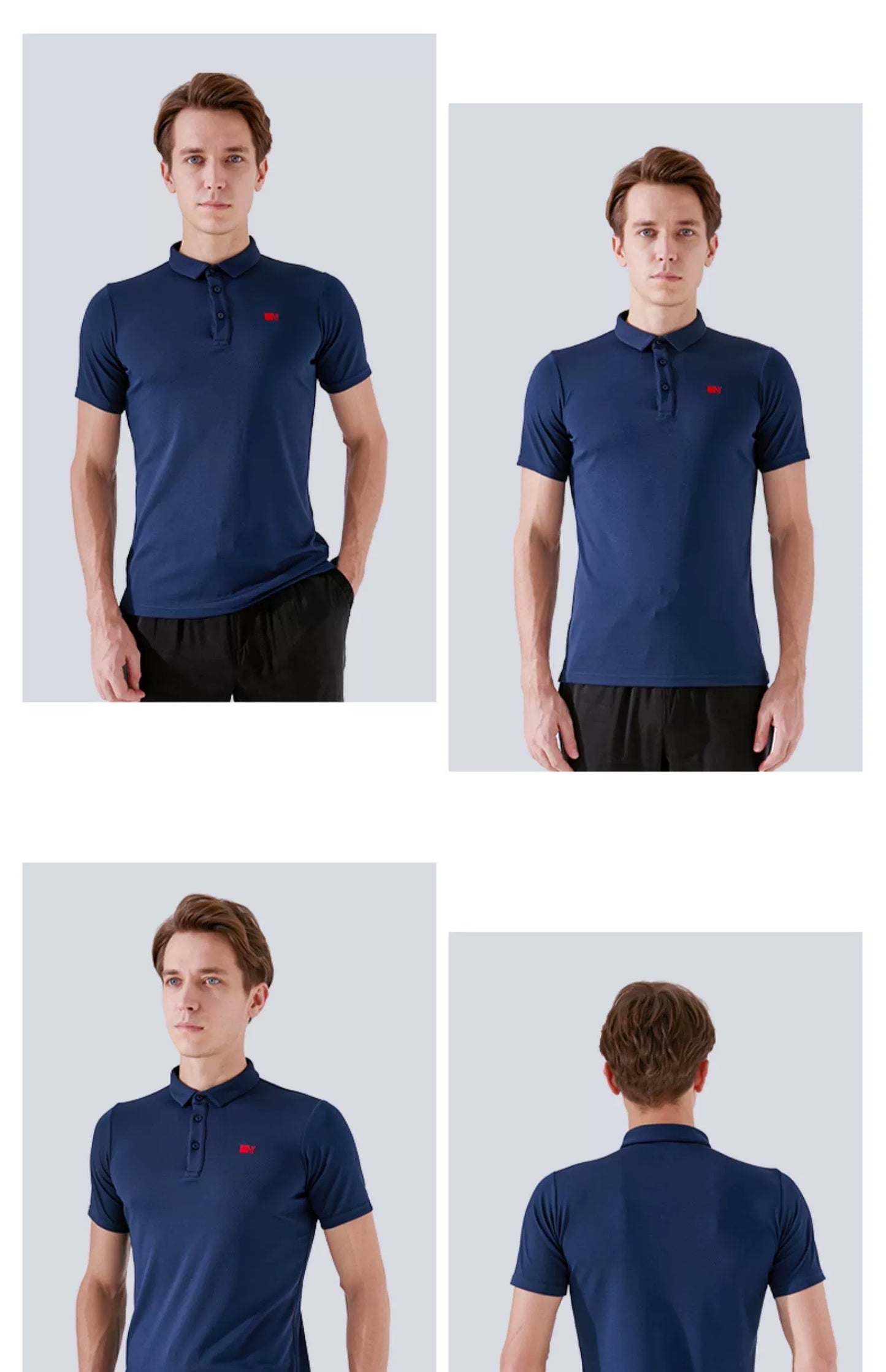 Polo Loose Navy Blue