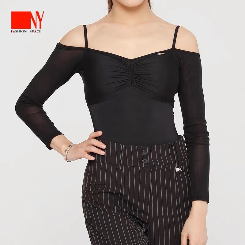 Off Shoulder Leotard