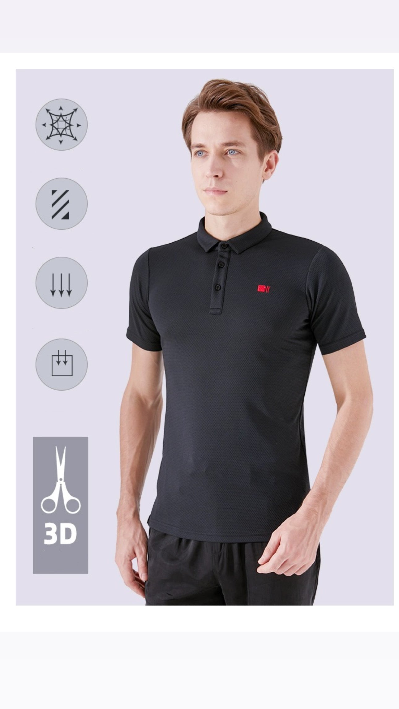 Polo Loose Black