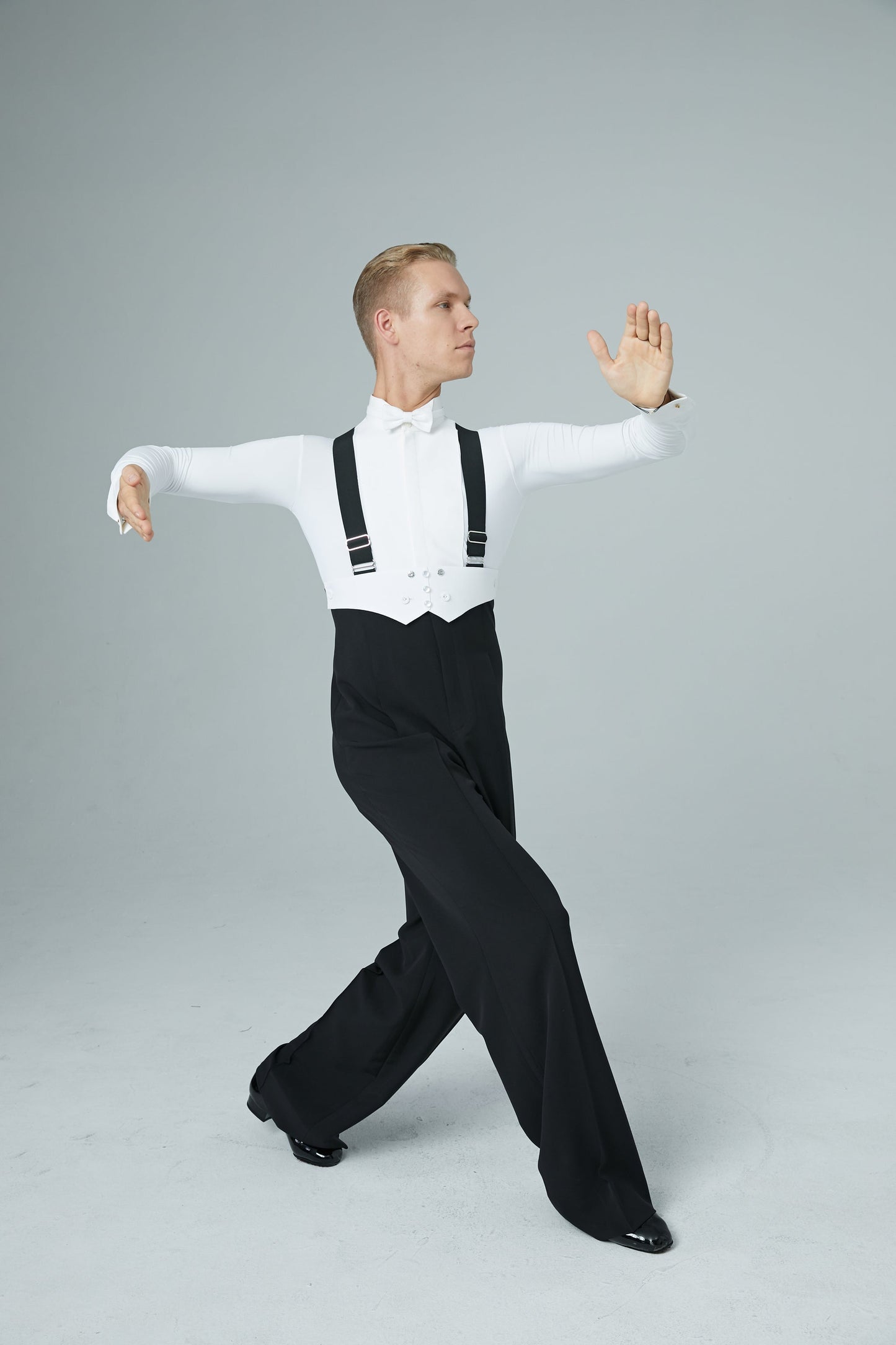 Ballroom Competition White Shirt With Collar